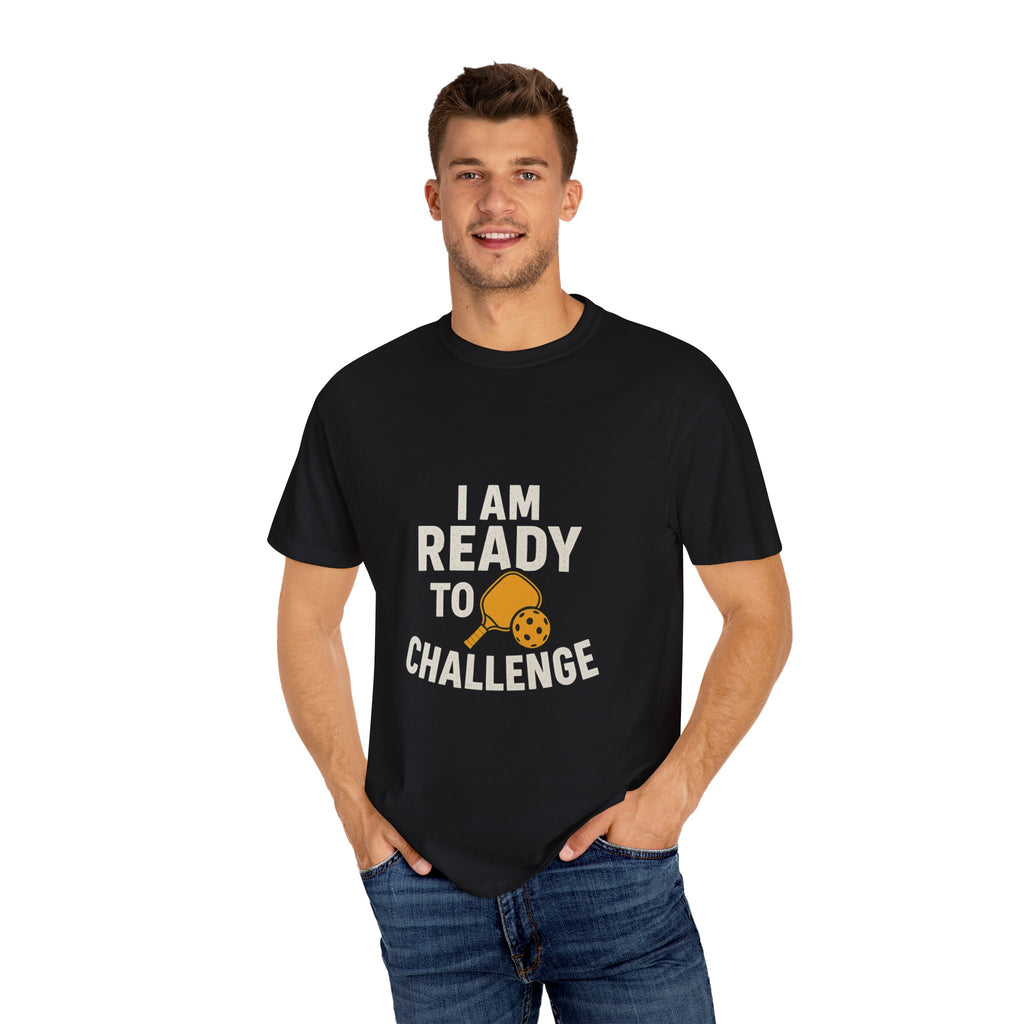Challenge-Ready Unisex T-Shirt, Casual Wear, Funny Gift, Motivational Tee, Gift for Gamers, Challenge Yourself Shirt